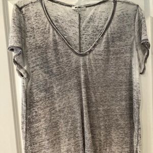 William Rast burnout top size xxl gray v neck